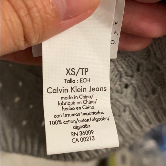 Calvin Klein 100% cotton cardigan - Picture 4 of 8